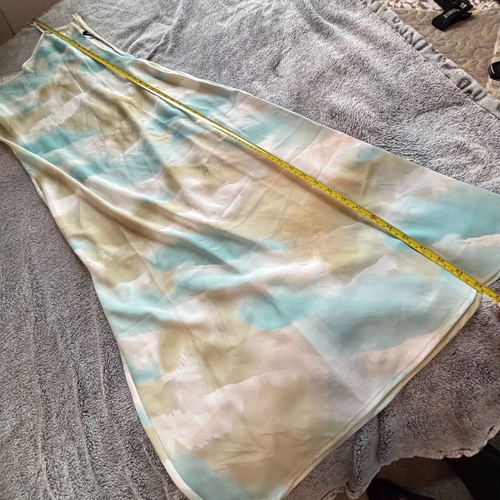Forever 21 Maxi Slip Dress Fairy Grunge Medium Whimsical Ethereal Coastal 19293x - Picture 11 of 14